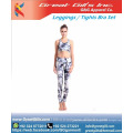 Sujetador deportivo de sublimación y mallas mallas conjunto de yoga uniforme deportivo sexy